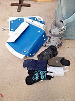 All items overview on carpet