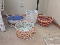 Group shot showing all four containers for scale and condition