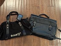 Both bags side by side on floor