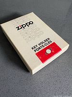 Front of Zippo Key Holder retail box