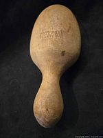 Top view showing FOOT FORM PAT NOV 18 1907 stamp