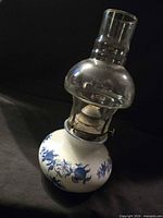 Front view of oil lamp showing full form