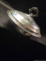 Covered dish profile showing lid and handle