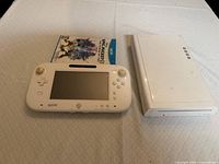 Console, GamePad, game case overview