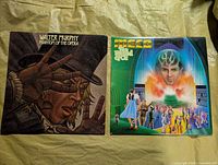 Front covers of both LPs