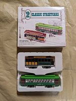 Outer box marked 2 Classic Streetcars with both models in tray