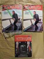 Front view of all three Return of the Jedi books