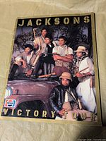 Front cover of Jacksons Victory Tour program book