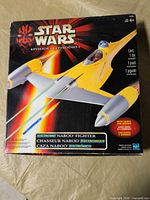 Front of sealed Star Wars Episode I Electronic Naboo Fighter box