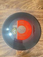 Full view of 7-inch record front side with red Cameo label