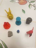 all eight assorted pieces laid out