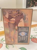 Front of sealed Baseball Tarot box