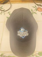 Full view of black House of Blues cap front