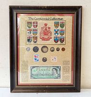 full view of framed Centennial Collection