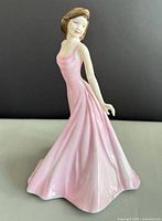 Full left-side view of Royal Doulton Chelsea Becky figurine showing flowing gown and pose