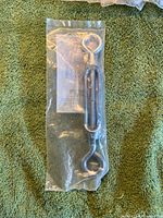 Single packaged turnbuckle showing eye-eye ends