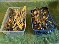 Both baskets side by side showing quantity and types