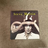 Front cover featuring Steve Martin portrait and title text