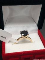 Ring in presentation box, showing overall design