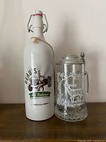 Front view of both items side by side showing size and graphics