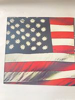 Front cover showing US flag artwork