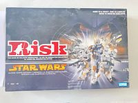 Front of Star Wars Risk box showing branding and artwork