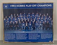 Full view of framed poster front