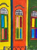 Straight-on view of full painting