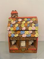 Front view showing overall design and "COOKIE SHOPPE" text