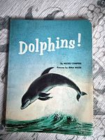 Front cover showing title, author, illustrator, and leaping dolphin artwork