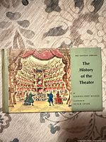 Front cover of 1964 The History of the Theater hardcover book