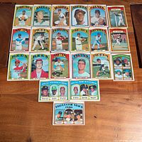 All 20 cards laid out in rows for overall view