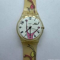 Dial close-up showing face design and condition