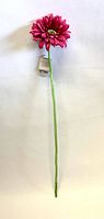 Single 24" faux gerbera daisy stem with tag