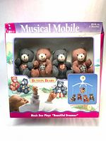 Front of boxed Kids II Button Bears Musical Mobile