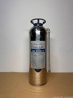 Front view showing label and full body