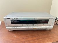 Front view of ION TAPE2PC cassette deck showing dual wells and controls