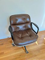 Entire chair front view showing overall style and condition