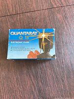 Top view of Quantaray Q15 flash box