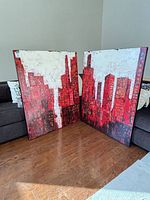 Both canvases side by side showing overall design and size