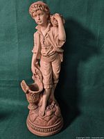 Full view of 20" chalkware figurine