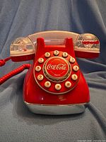 Phone assembled with snow-globe handset attached