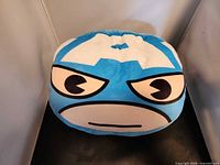 Front view showing Captain America face graphic