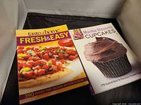 Both cookbooks front covers