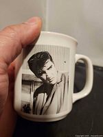 Mug front showing Elvis Presley portrait