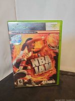Front view of Xbox NBA Jam case
