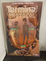 Front cover of bagged Terminal Protocol comic
