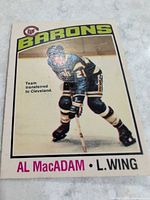 Front view showing player image and card title