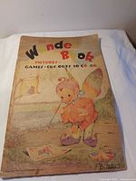 Front cover of 1940 Wonder Book showing title and illustration