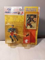 Front view of sealed Starting Lineup Brian Leetch package